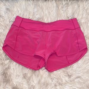 Speed Up Low-Rise Lined Short 2.5” {Sonic Pink}